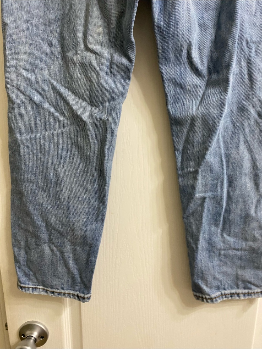By Flow Korea Amber Jeweled Statement Distressed Ankle Y2K Whimsigoth Jeans Sz M - Picture 13 of 15